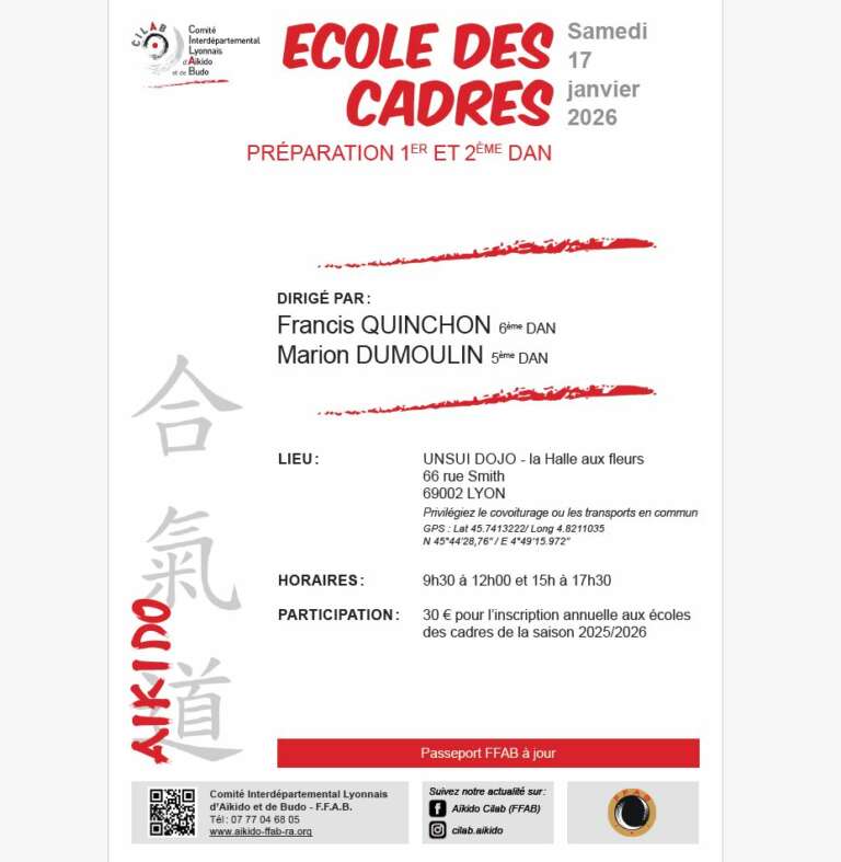 Lire la suite à propos de l’article EDC prépa Shodan Nidan Unsui dojo Confluence