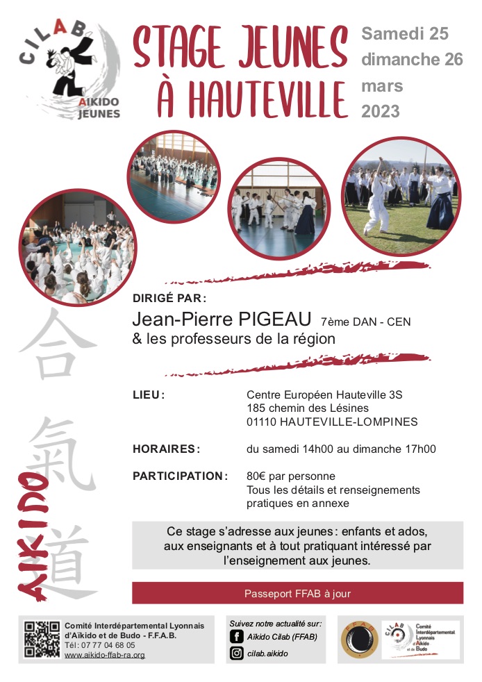 2023-03-25-26-Hauteville - Aikido jeunes